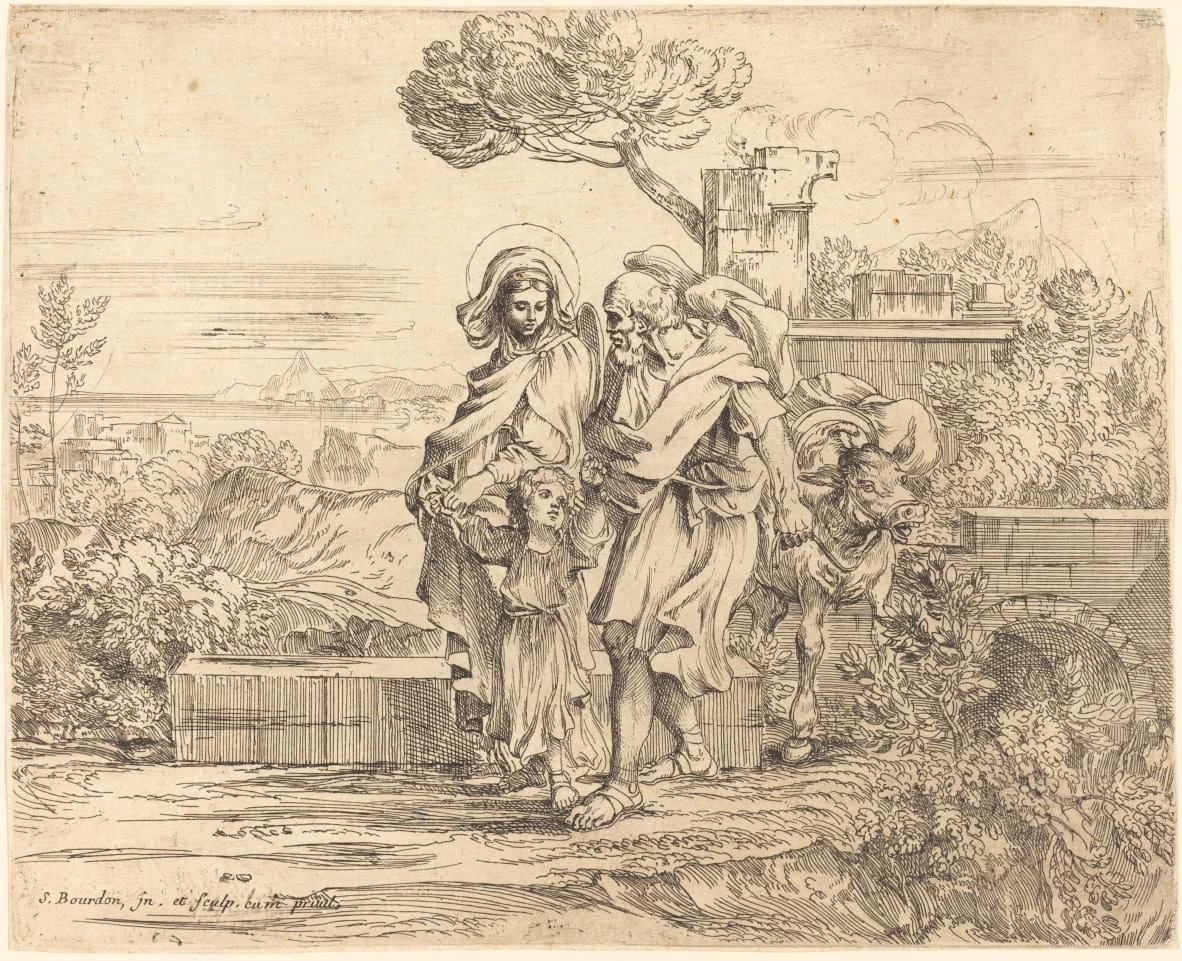 Riposo durante la fuga in Egitto - Ailsa Mellon Bruce Fund, National Gallery of Art